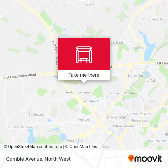 Gamble Avenue map
