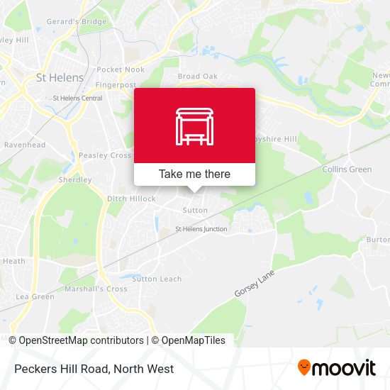 Peckers Hill Road map