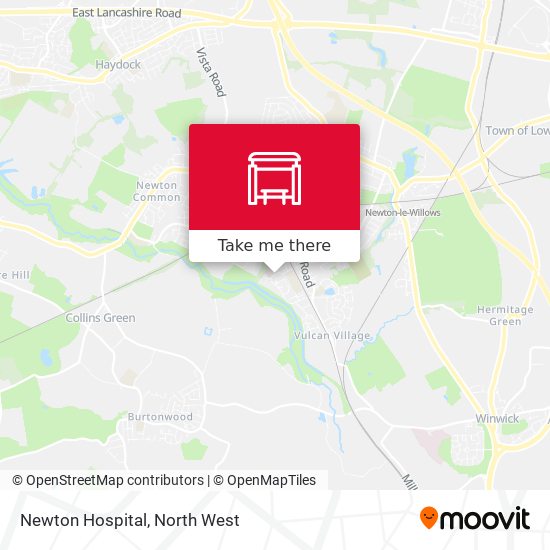 Newton Hospital map