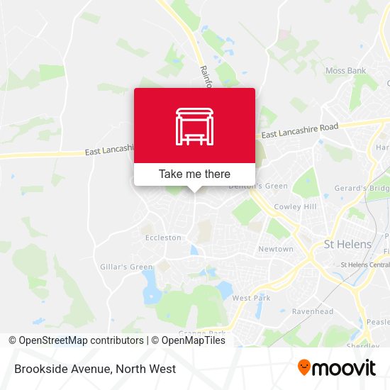 Brookside Avenue map