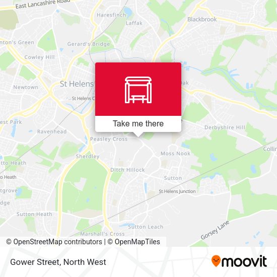 Gower Street map
