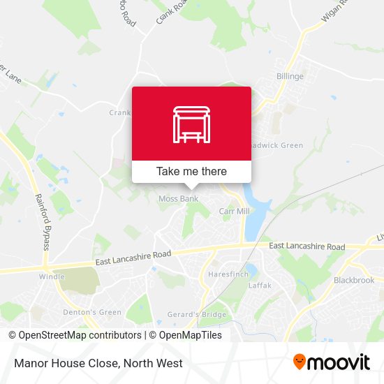 Manor House Close map
