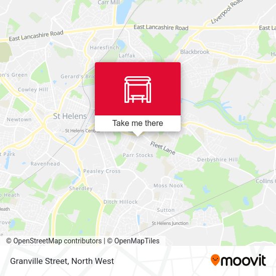 Granville Street map