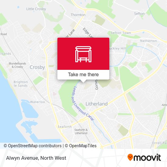 Alwyn Avenue map