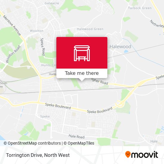 Torrington Drive map