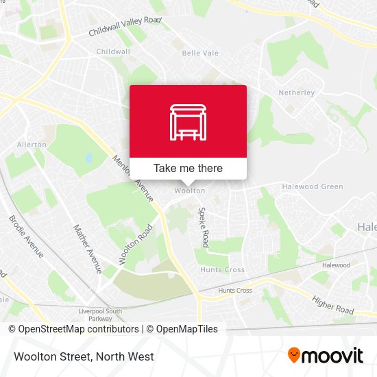 Woolton Street map