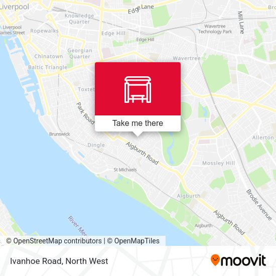 Ivanhoe Road map