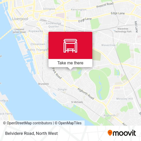 Belvidere Road map