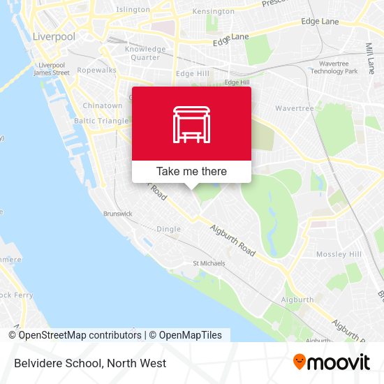Belvidere School map