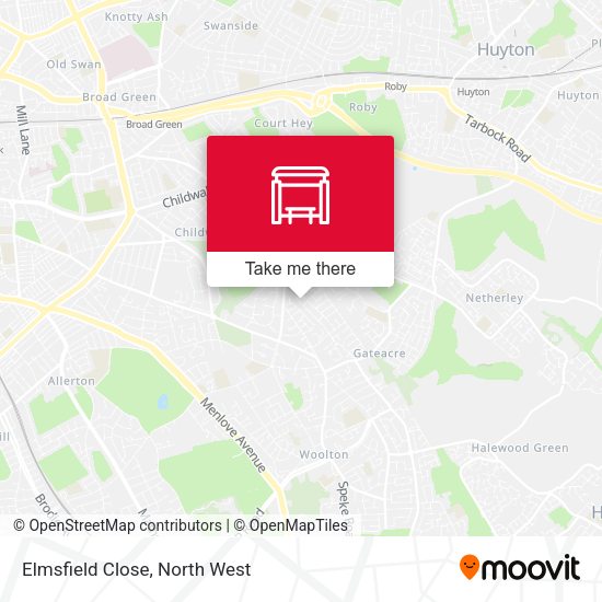 Elmsfield Close map