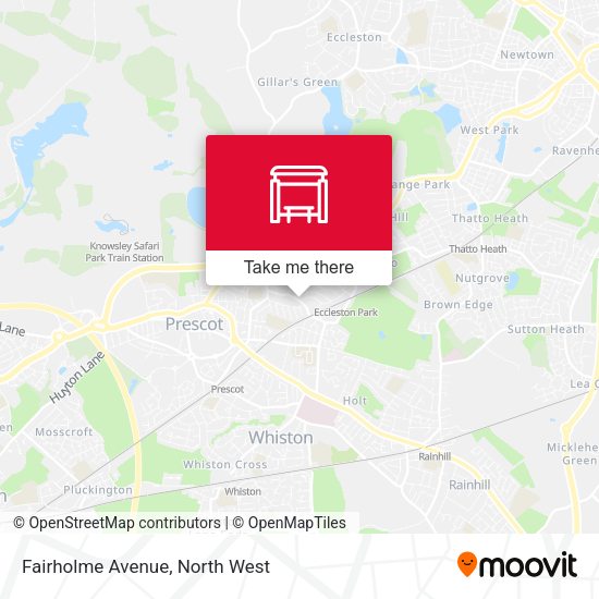 Fairholme Avenue map