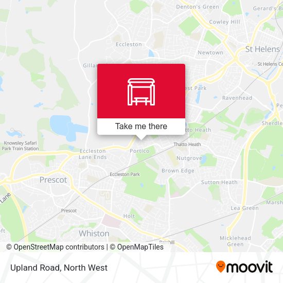 Upland Road map