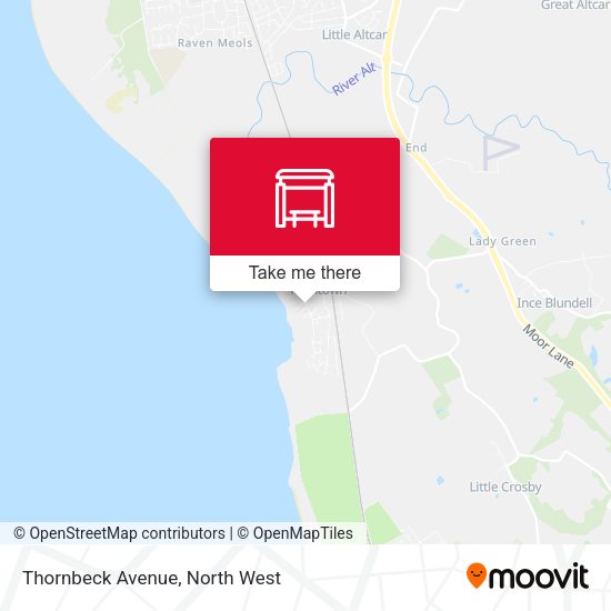 Thornbeck Avenue map