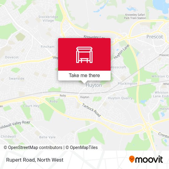 Rupert Road map