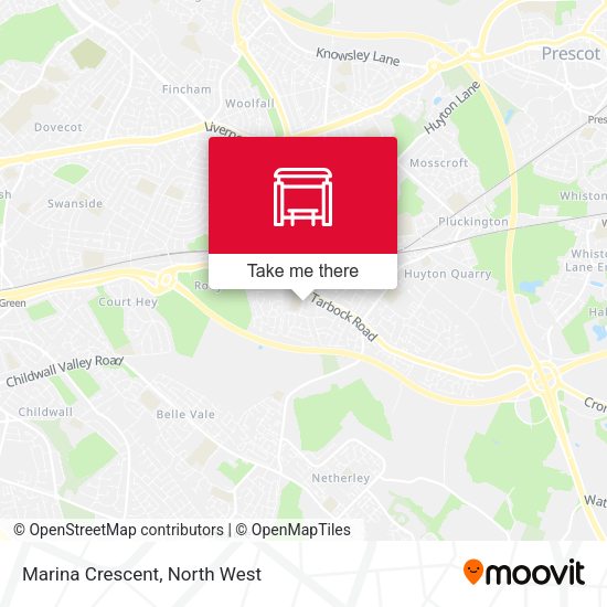 Marina Crescent map