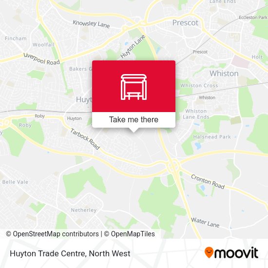 Huyton Trade Centre map