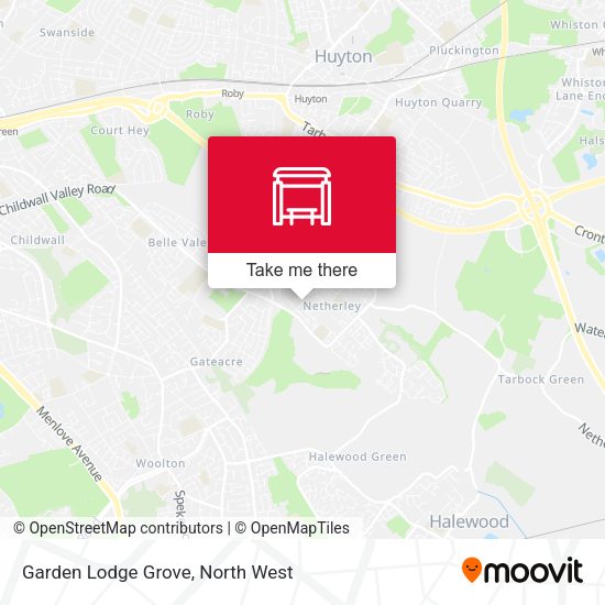 Garden Lodge Grove map