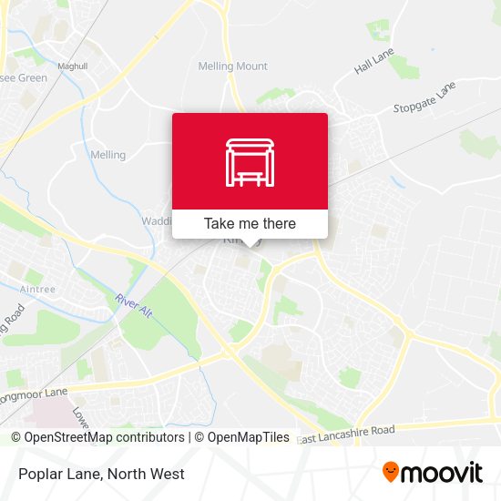 Poplar Lane map