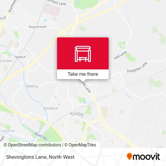 Shevingtons Lane map