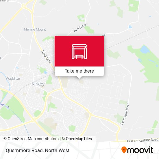 Quernmore Road map