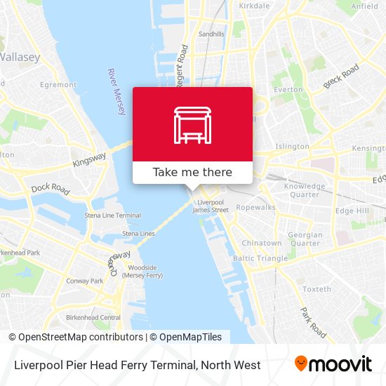 Liverpool Pier Head Ferry Terminal map