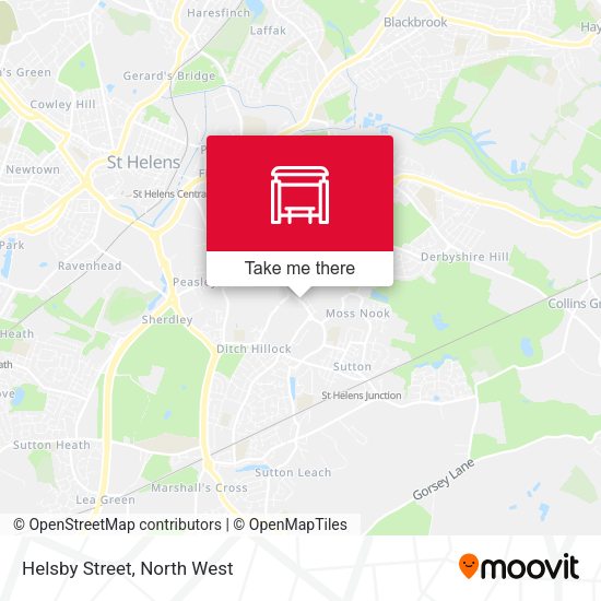 Helsby Street map