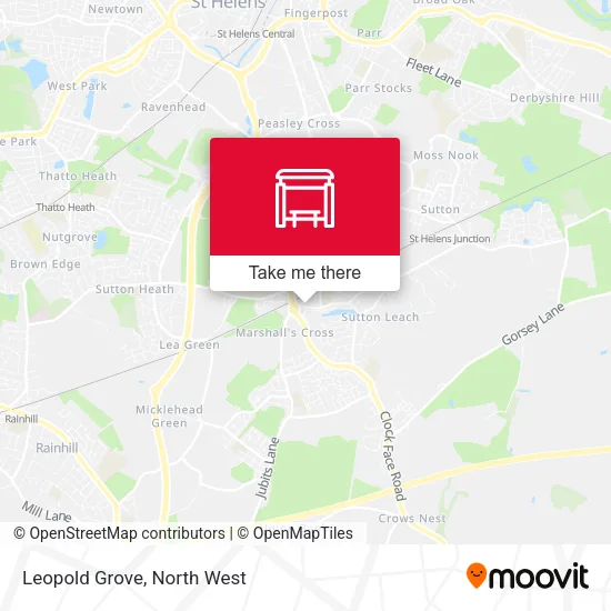 Leopold Grove map