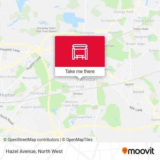 Hazel Avenue map