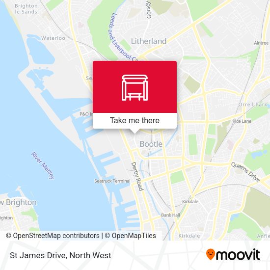 St James Drive map