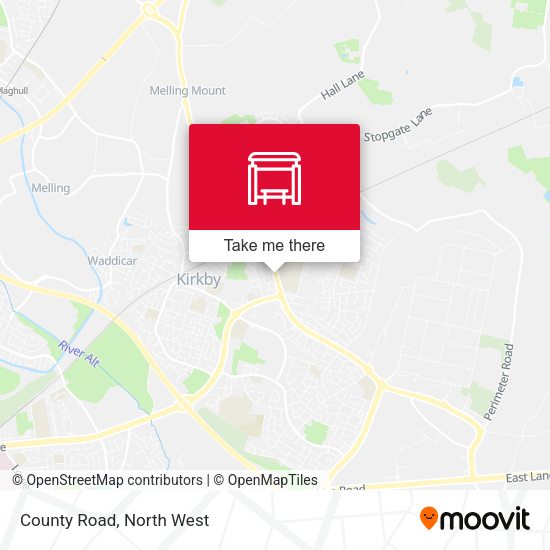 County Road map