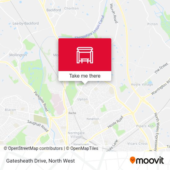 Gatesheath Drive map