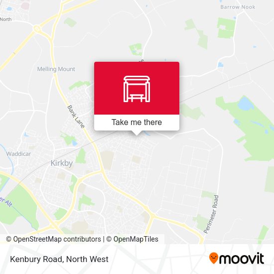 Kenbury Road map