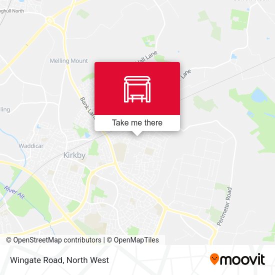 Wingate Road map
