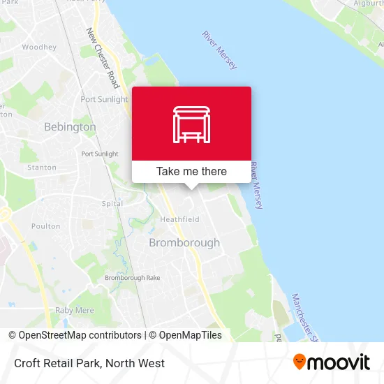 Croft Retail Park map