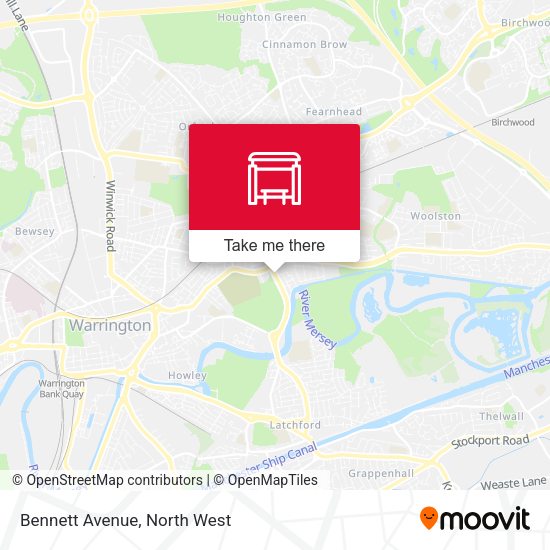 Bennett Avenue map