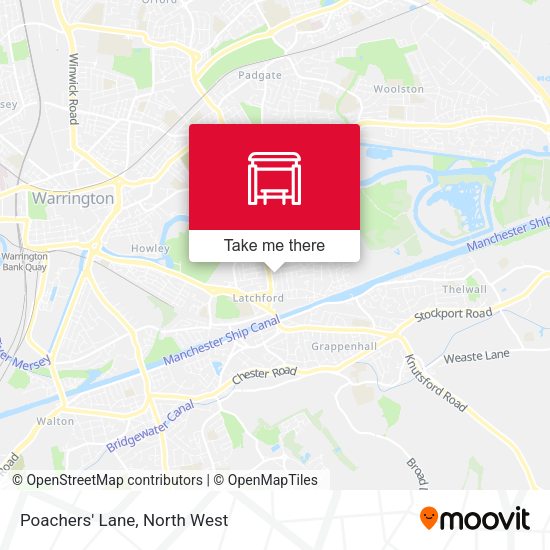 Poachers' Lane map