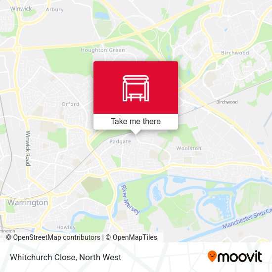 Whitchurch Close map