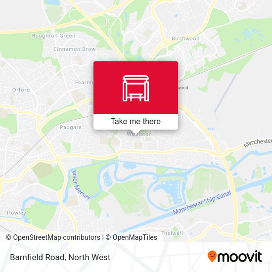 Barnfield Road map