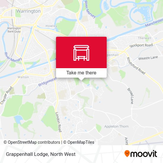 Grappenhall Lodge map