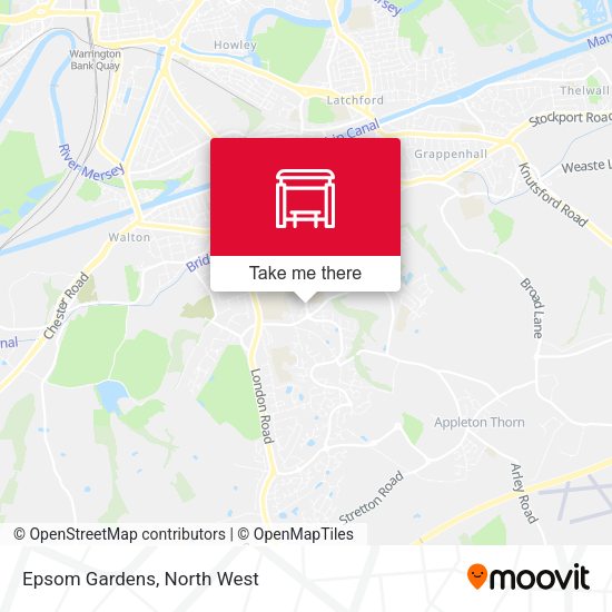 Epsom Gardens map