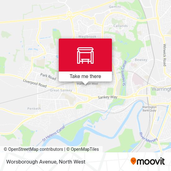 Worsborough Avenue map