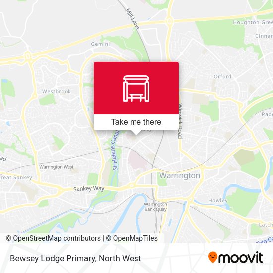 Bewsey Lodge Primary map