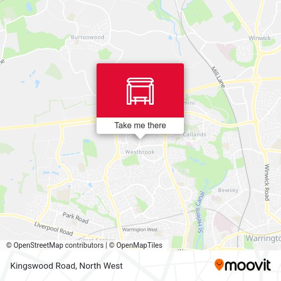 Kingswood Road map