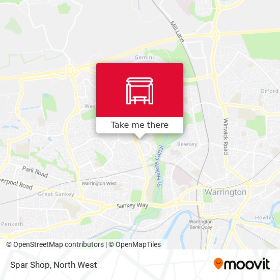 Spar Shop map