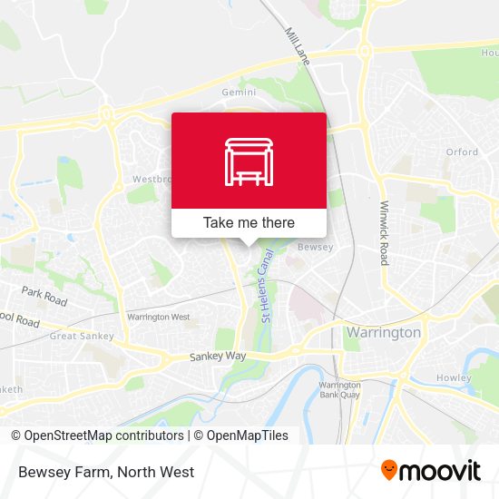Bewsey Farm map