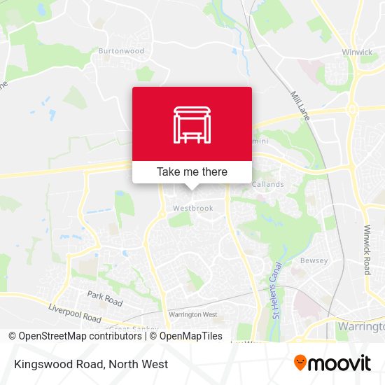 Kingswood Road map