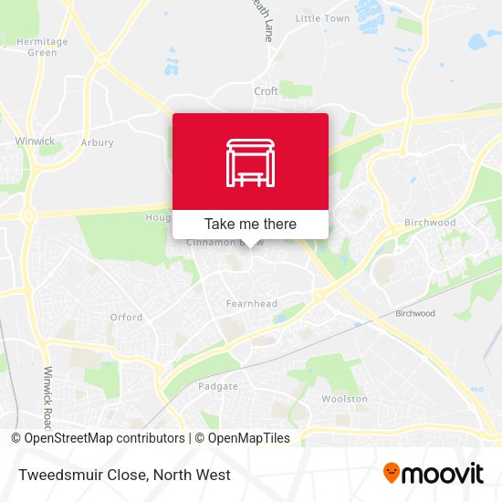 Tweedsmuir Close map