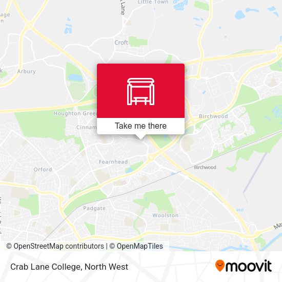 Crab Lane College map