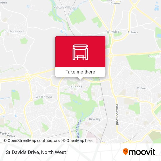 St Davids Drive map