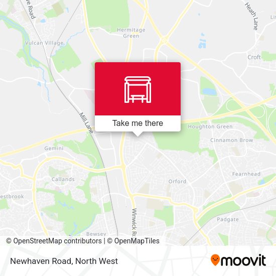 Newhaven Road map